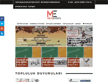 Tablet Screenshot of metuevents.com